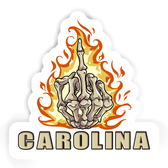 Mittelfinger Aufkleber Carolina Mittelfinger Aufkleber Carolina Image