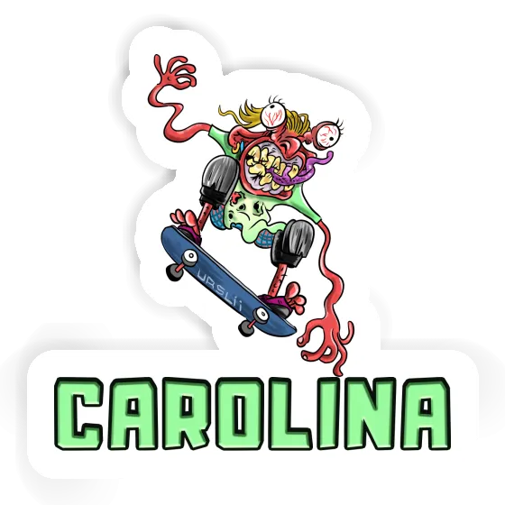 Aufkleber Skateboarder Carolina Aufkleber Skateboarder Carolina Image