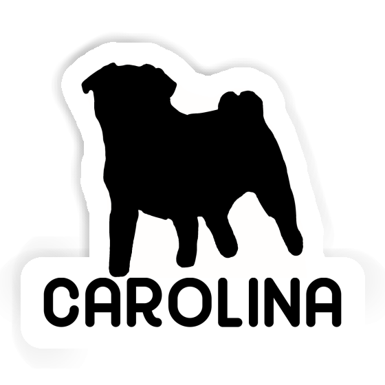 Aufkleber Carolina Mops Laptop Image