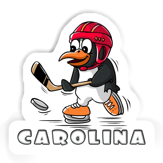 Eishockey-Pinguin Aufkleber Carolina Laptop Eishockey-Pinguin Aufkleber Carolina Laptop Image