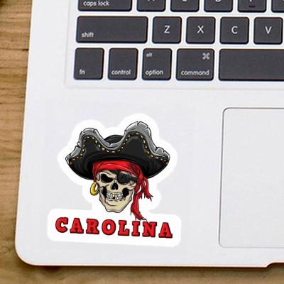 Piratenkopf Aufkleber Carolina Laptop Piratenkopf Aufkleber Carolina Laptop Image