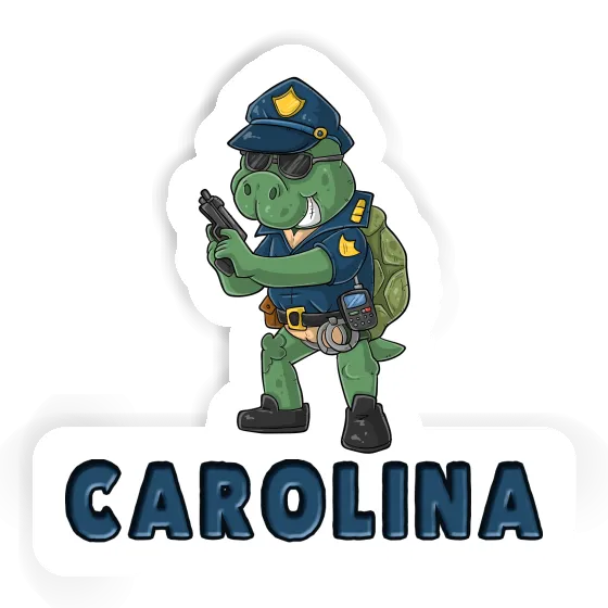 Sticker Carolina Polizist Sticker Carolina Polizist Image