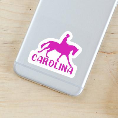 Carolina Sticker Horse Rider Image
