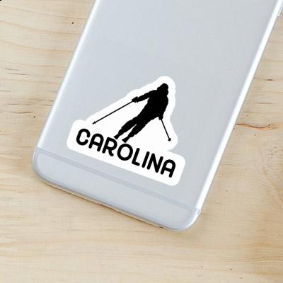 Sticker Skifahrerin Carolina Laptop Sticker Skifahrerin Carolina Laptop Image
