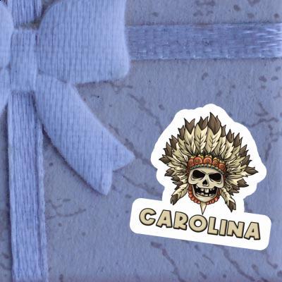 Totenkopf Aufkleber Carolina Notebook Totenkopf Aufkleber Carolina Notebook Image