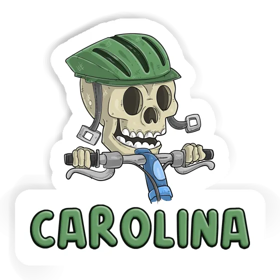 Aufkleber Fahrradfahrer Carolina Notebook Aufkleber Fahrradfahrer Carolina Gift package Image
