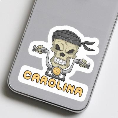 Sticker Carolina Motorbike Rider Notebook Image