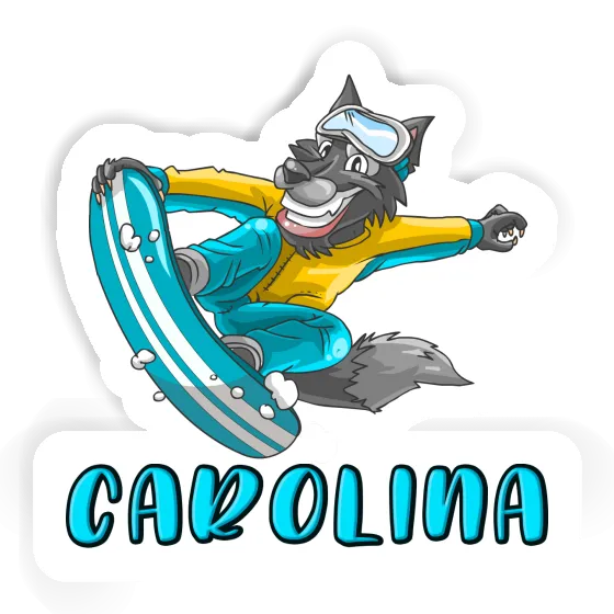Autocollant Carolina Snowboardeur Gift package Image