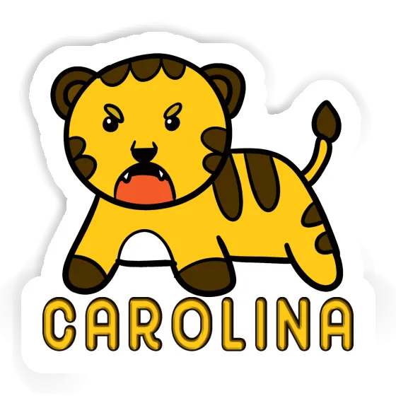 Aufkleber Tiger Carolina Notebook Aufkleber Tiger Carolina Gift package Image