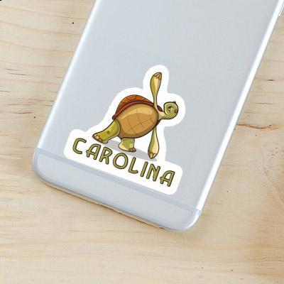Autocollant Carolina Tortue yoga Autocollant Carolina Tortue yoga Image
