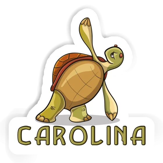 Autocollant Carolina Tortue yoga Notebook Autocollant Carolina Tortue yoga Gift package Image