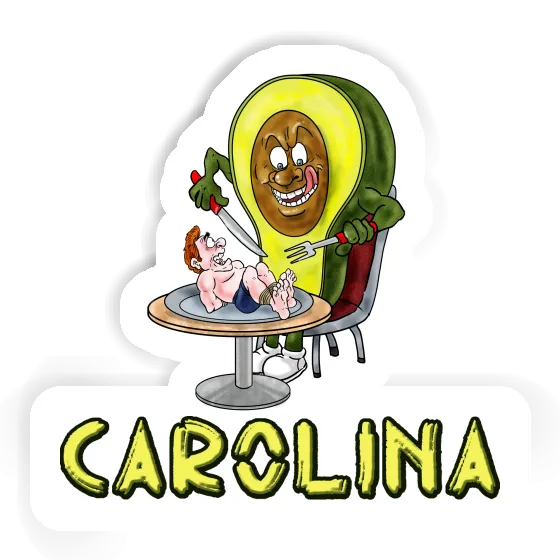 Carolina Sticker Avocado Notebook Carolina Sticker Avocado Notebook Image