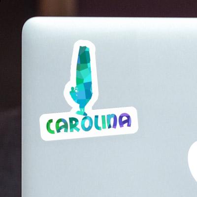 Carolina Sticker Windsurfer Image