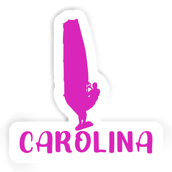 Aufkleber Windsurfer Carolina Laptop Image
