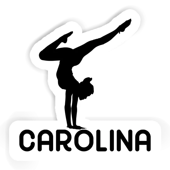 Femme de yoga Autocollant Carolina Notebook Femme de yoga Autocollant Carolina Notebook Image