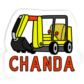 Mini-Excavator Sticker Chanda Image