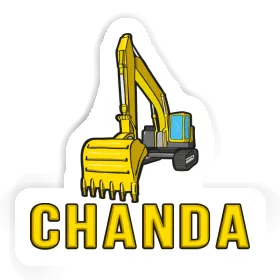 Chanda Sticker Excavator Image