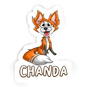 Aufkleber Fuchs Chanda Image