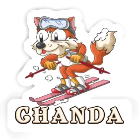 Chanda Aufkleber Skifuchs Image