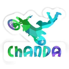 Motocross-Fahrer Aufkleber Chanda Image