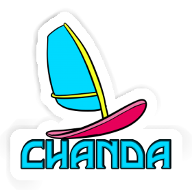 Sticker Chanda Windsurf Board Image
