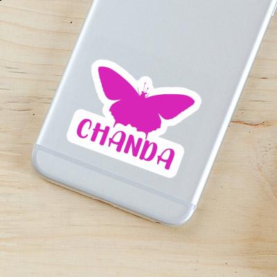 Sticker Schmetterling Chanda Notebook Image