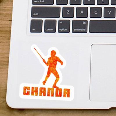 Fencer Sticker Chanda Fencer Sticker Chanda Image