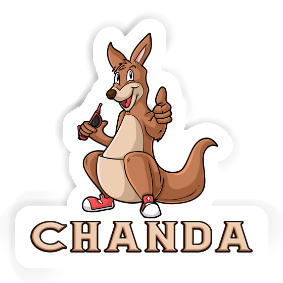 Chanda Sticker Känguru Laptop Image