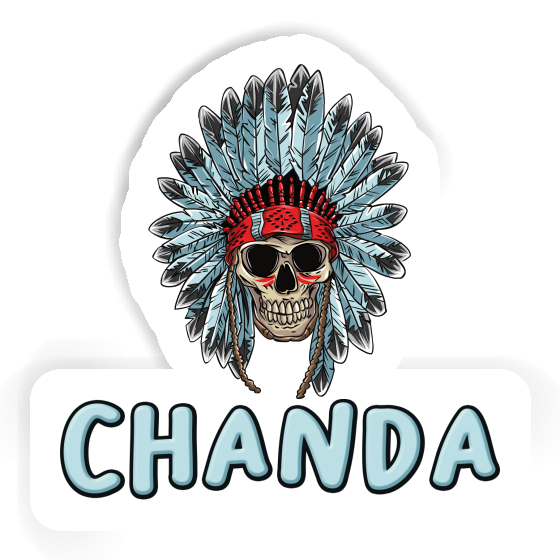 Chanda Aufkleber Indianer Totenkopf Notebook Chanda Aufkleber Indianer Totenkopf Notebook Image