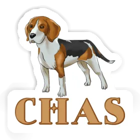 Chas Sticker Beagle Image