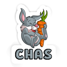 Autocollant Lapin de Pâques Chas Image