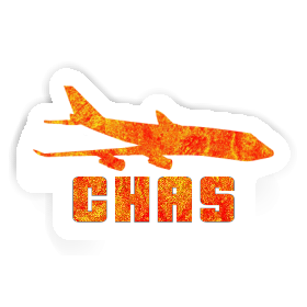 Jumbo-Jet Autocollant Chas Image