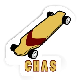 Autocollant Longboard Chas Image