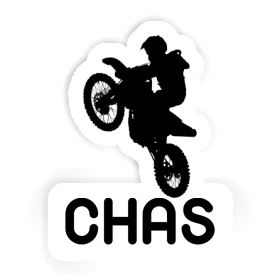 Autocollant Chas Motocrossiste Image