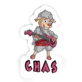 Rockergirl Autocollant Chas Image