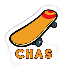 Autocollant Chas Skateboard Image