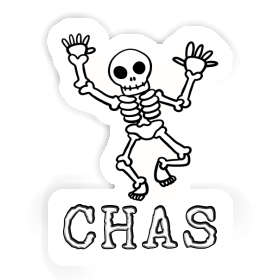 Autocollant Chas Squelette Image