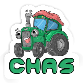 Chas Sticker Tractor Image