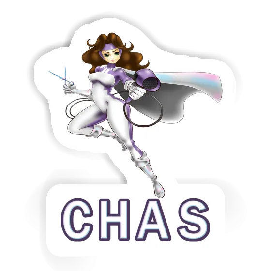 Coiffeuse Autocollant Chas Notebook Image