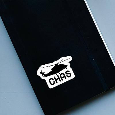 Chas Autocollant Hélicoptère Notebook Image