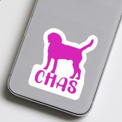 Chas Autocollant Chien Image