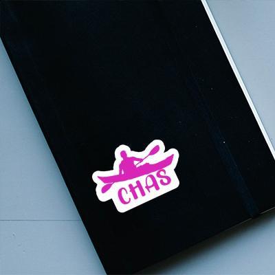 Sticker Kayaker Chas Image