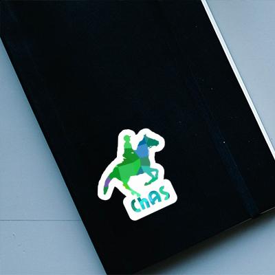 Sticker Horse Rider Chas Image