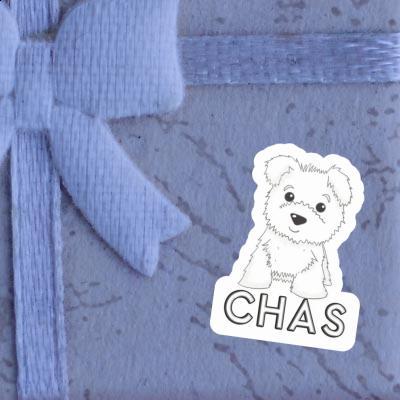 Autocollant Westie Chas Gift package Image
