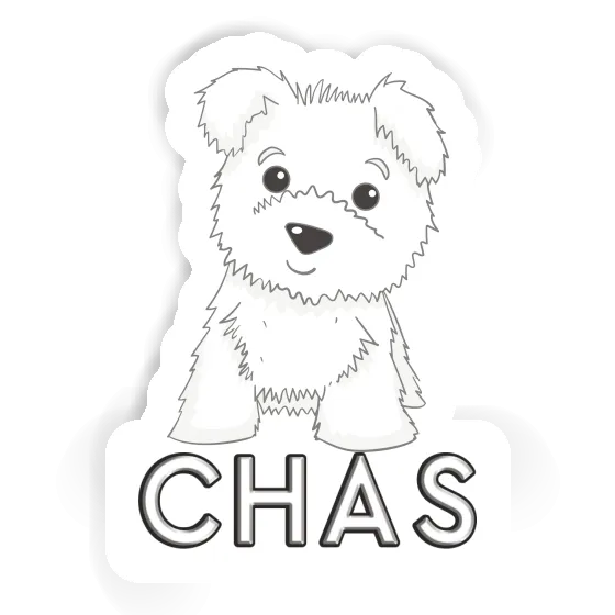 Autocollant Westie Chas Laptop Image