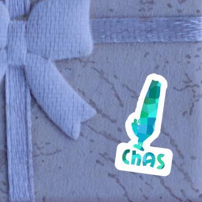Sticker Windsurfer Chas Notebook Image