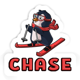Chase Autocollant Skieuse Image