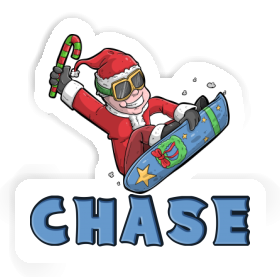 Chase Autocollant Snowboardeur Image