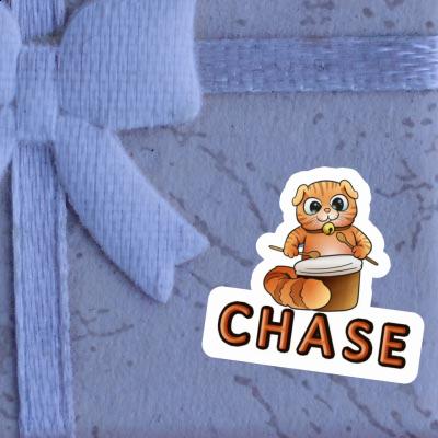 Drummer Cat Sticker Chase Image