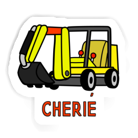 Cherié Sticker Mini-Excavator Image